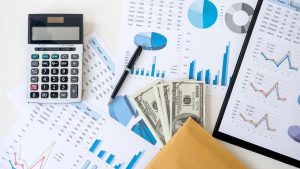 Strategic alternative financing visualized with a financial charts representing savings and investment opportunities.